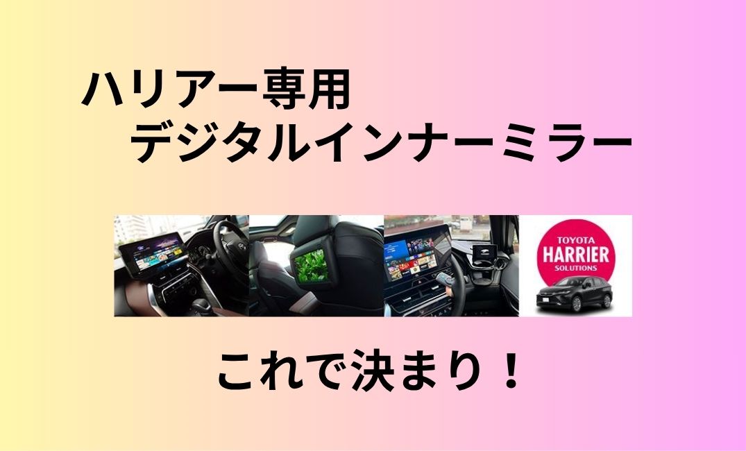 ハリアー専用デジタルインナーミラー